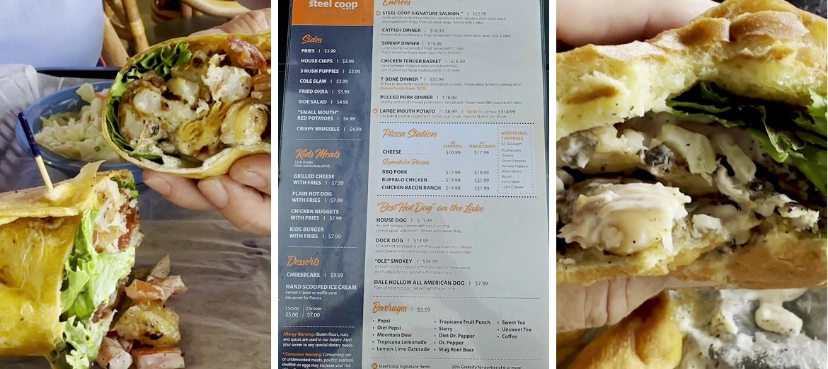 The Sunset Restaurant by The Steel Coop Menu
